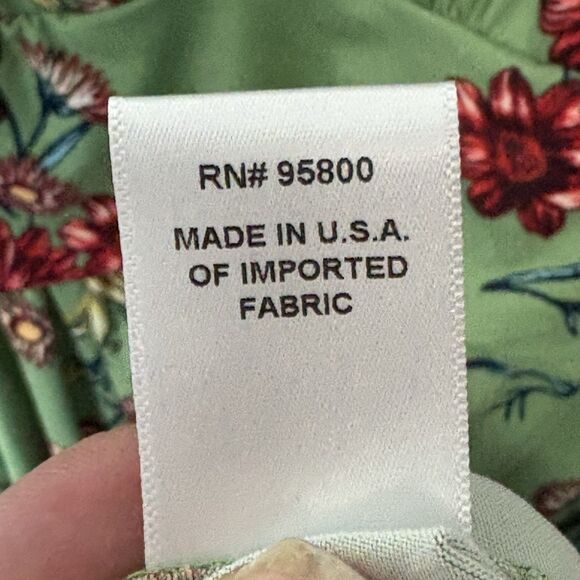 NWT Kiyonna Dress 4X Vienna Maxi Green Floral Slits Stretch Soft Boho Flowy - Picture 8 of 11